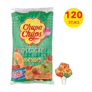 Afbeelding van Chupa Chups Fruit Lolly's zak | 120 stuks
