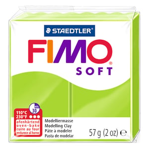 Afbeelding van Fimo 8020-50 klei soft | boetseerklei | appelgroen | 57 gram