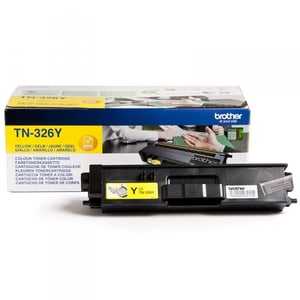 Afbeelding van Brother TN-326Y toner cartridge geel hoge capaciteit (origineel)