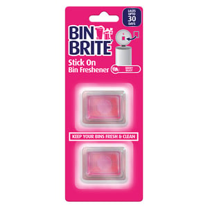 Afbeelding van Bin Brite stick-on vuilnisbak verfrisser | Berry blast | 2 stuks