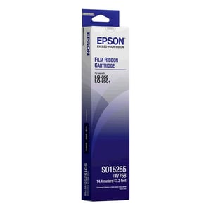 Afbeelding van Epson S015255 carbon inktlint zwart (origineel)