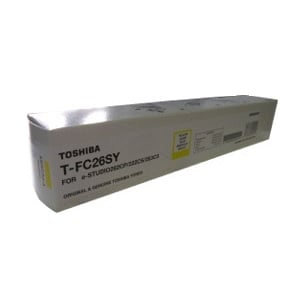 Afbeelding van Toshiba T-FC26SY6K toner cartridge geel hoge capaciteit (origineel)