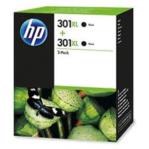 Afbeelding van HP D8J45AE nr. 301XL inktcartridge zwart 2 stuks (origineel)