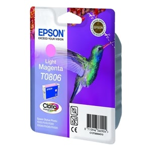 Afbeelding van Epson T0806 inktcartridge licht magenta (origineel)