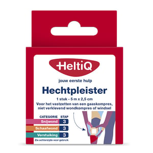 Afbeelding van HeltiQ hechtpleister | textiel | 5 m x 2,5 cm