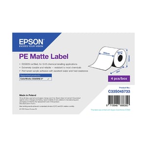 Afbeelding van Epson C33S045733 PE matte label 203 mm x 55 m (origineel)