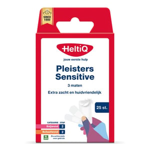 Afbeelding van HeltiQ Pleisters | Sensitive | 3 maten | 25 stuks