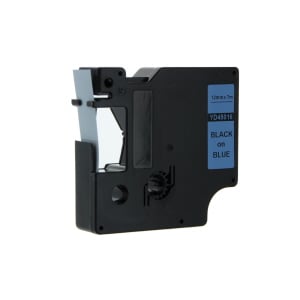 Afbeelding van DYMO S0720560 / 45016 tape zwart op blauw 12mm (huismerk)