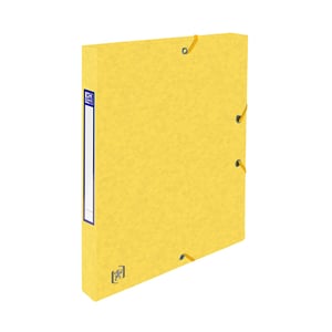 Afbeelding van Oxford elastobox Top File+ | A4 | karton | geel | 25 mm | tot 200 vel