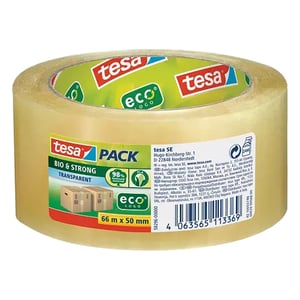 Afbeelding van Tesa Bio & Strong verpakkingstape | transparant | 50 mm x 66 m