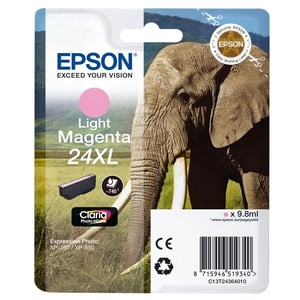 Afbeelding van Epson T2436 nr. 24XL inktcartridge licht magenta hoge capaciteit (origineel)