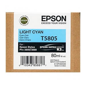 Afbeelding van Epson T5805 inktcartridge licht cyaan (origineel)