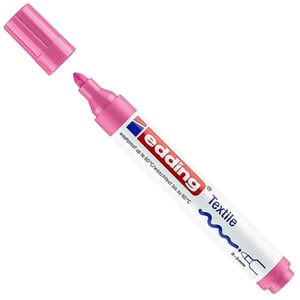 Afbeelding van Edding 4500 textielmarker | roze | ronde punt | 2-3 mm