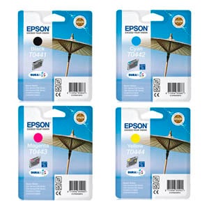 Afbeelding van Epson bundel T0441 serie (b + c + m + y)