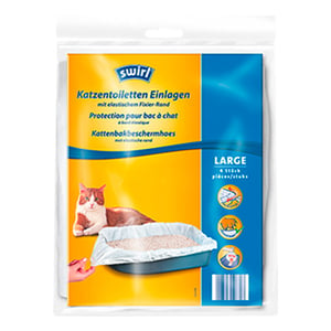 Afbeelding van Swirl Keep Clean Kattenbak zakken | Maat L | 4 stuks