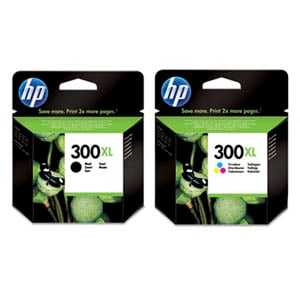 Afbeelding van HP Bundel 300 XL 2 Stuks (Zwart en Kleur)