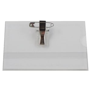 Afbeelding van Exxo Clip & Speld convention badge met combiklem | 90 x 56 mm | 100 Stuks
