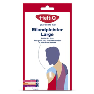 Afbeelding van HeltiQ eilandpleister | large | 8 x 15 cm | 5 stuks