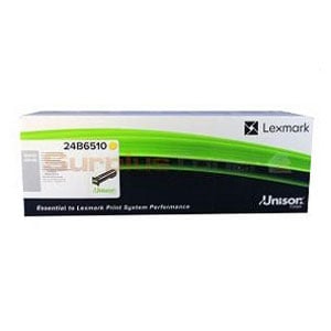 Afbeelding van Lexmark 24B6510 toner cartridge geel (origineel)