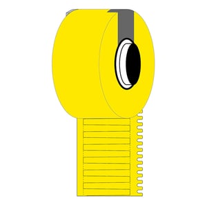 Afbeelding van Brady M6-30x4.2-7596-YL vinyl labels geel | 30 mm x 4,20 mm (origineel)