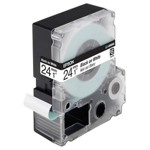 Afbeelding van Epson LC-6WBN9 tape zwart op wit / 24 mm (origineel)
