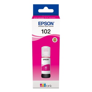 Afbeelding van Epson 102 inktfles magenta (origineel)