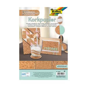 Afbeelding van Folia zelfklevend kurkpapier | kurk | 3 vel
