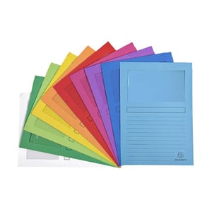 Afbeelding van Exacompta 50200E venstermap | A4 | assorti | 10 stuks