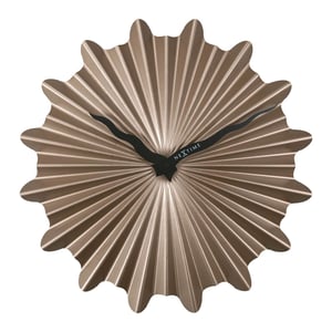 Afbeelding van NeXtime Sunny wandklok | metaal | goud | 40 cm