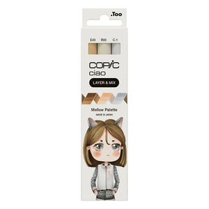 Afbeelding van Copic Ciao Layer & Mix markerset | Mellow Palette | penseel / beitel | 3 stuks