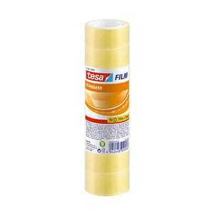 Afbeelding van Tesa standaard plakband | transparant | 19 mm x 10 m | 8 rollen