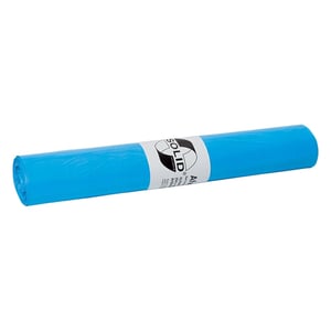 Afbeelding van Vuilniszak blauw | afvalzak | blauw | 22 micron | 120 liter | 25 stuks