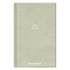 Afbeelding van Aurora 2396ST notitieboek | A5 | gelinieerd | 80 gr. | 96 vel | grijs