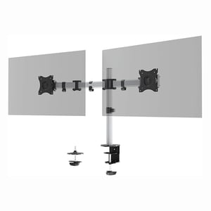 Afbeelding van Durable 509523 Select monitorarm | 2 monitoren | tot 27 inch | zilver | tot 8 kilo