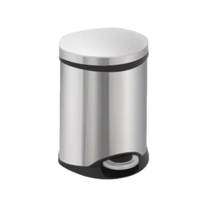 Afbeelding van EKO vuilnisbak | staal/aluminium | mat RVS | 6 liter