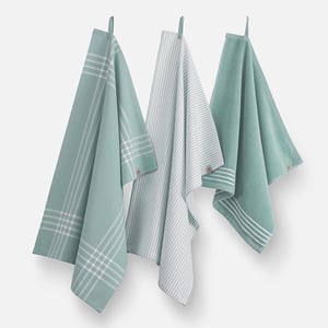 Afbeelding van Walra Doekenset | Set 3 stuks | Jade en Wit