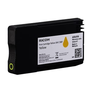Afbeelding van Ricoh 408520 inktcartridge geel (origineel)