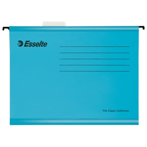Afbeelding van Esselte 90311 Classic versterkte hangmap | A4 | karton | blauw | 25 stuks