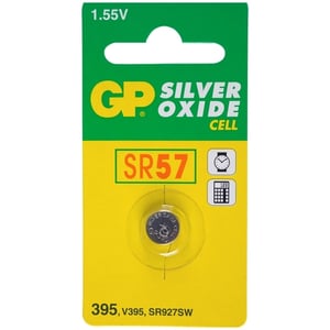 Afbeelding van GP knoopcel batterij SR57 | GP395 | zilveroxide | 1 stuk