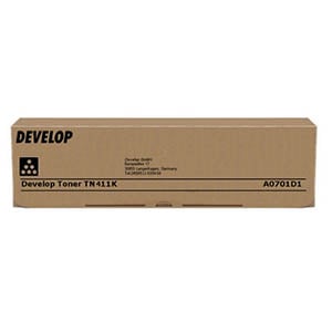 Afbeelding van Develop TN-411K (A0701D1) toner cartridge zwart (origineel)