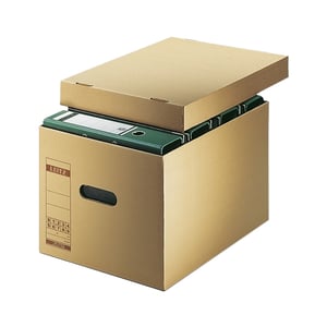 Afbeelding van Leitz 60810000 archief- en transportdoos | A4 | karton | natuurbruin | 4 ordners | 10 stuks
