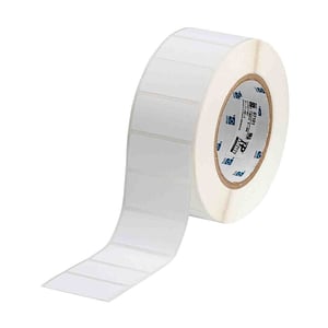 Afbeelding van Brady THT-17-488-3 label polyester mat wit 50,80 x 25,40 mm (origineel)