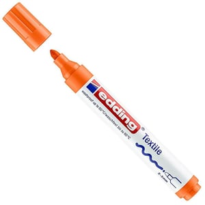 Afbeelding van Edding 4500 textielmarker | neon oranje | ronde punt | 2-3 mm