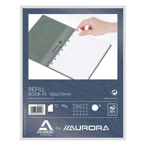 Afbeelding van Aurora 3845.609 Adoc vulling voor schrift | A5 | geruit | 72 vel