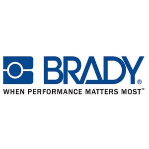 Afbeelding van Brady M5-31-595 vinyl labels zwart op wit | 38,10 mm x 25,40 mm (origineel)