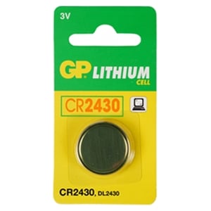 Afbeelding van GP knoopcel batterij CR2430 | lithium | 1 stuk