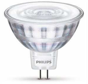 Afbeelding van Philips GU5.3 LED-spot | 4.4W (35W) | warm wit | glas