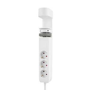 Afbeelding van Neomounts bureau stekkerdoos | 3 stopcontacten | 3 USB-poorten | wit | 1.4 meter