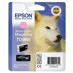 Afbeelding van Epson T0966 inktcartridge licht magenta (origineel)