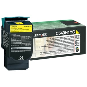 Afbeelding van Lexmark C540H1YG toner cartridge geel hoge capaciteit (origineel)